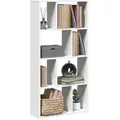 vidaXL Bücherregal Weiß 60x20x120 cm Holzwerkstoff