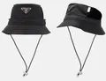 PRADA PETS Dog Logo Bucket Hat Hunde Mütze Fischerhut Hund Rain Taffeta Cap S