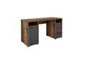 byLIVING Schreibtisch LOBO, Breite 138 cm, Old Wood (Altholz-Optik)/anthrazit