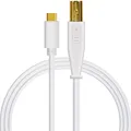 DJTechTools USB-C cable white (1.50 m, USB 3.0) (SS-1241)