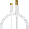 DJ TECHTOOLS Chroma Cable USB-C-zu-B white