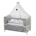Roba Room Bed Kinderbett Beistellbett Adam & Eule 60x120 cm weiß lackiert TOP