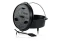 BBQ-Toro Grilltopf Dutch Oven DO6U, 7,3L Ultimate Gusseisen Kochtopf PRO3+ Beschichtung, Gusseisen (3-tlg), 3-fach eingebrannt mit PRO3+ Verfahren