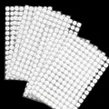 Klettband Klettstreifen 10mm Weiß für Schule & Weihnachten