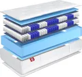 Matratze 100x200cm Terra Med Box² 33cm hoch Boxspring Härtegrad 2