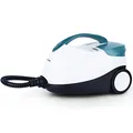 H.Koenig Dampfreiniger 4 bar H.Koenig NV6400, Laufzeit 45min, betriebsbereit in 8min, 1,5L, Leistungsstark 2000W, Kompakt, Multifunktional, Boden, Möbel, Auto, Zubehör + 2 Nylon/Edelstahlbürsten