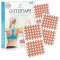 Health Press Gitterpflaster – Gittertape Typ C – 40 Crosstapes zur Akupressur – Hautfarbene Akupunkturpflaster – Akupressur Pflaster – Cross Tape Set mit ausführlicher Anleitung