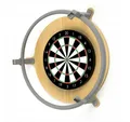 König Design Dartscheibe Autodarts Komplettsystem Scoringsystem, LED Ring 6000K OV9732 Cam 100° 2 Meter