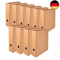 Original Falken 10er Pack Vegan-Ordner Pure Nature. Made in Germany. 8 cm breit