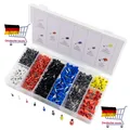 Aderendhülsen isoliert 1200 Teile Sortiment 0,50mm² - 10mm² 1200 Stk. Kabelhülse