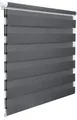 WOLTU Doppelrollo, Duo Rollo Klemmfix ohne Bohren, Seitenzugrollo Easyfix, lichtdurchlässig und verdunkelnd, Dunkelgrau, 70x150 cm