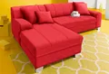 DOMO collection Ecksofa TURAH 239x152 cm, inkl. Zierkissen, moderne Steppung, wahlw. mit Bettfunktion, L-Form, Unser Dauertiefpreis