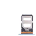 Wigento Für Xiaomi Redmi Note 13 Pro 5G Dual SIM Karten Halter Ersatzteil Blau