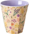 Rice by Rice Melamine Cup With Wild Flower Print Medium 250 Ml