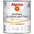 ALPINA Weißlack, seidenmatt - weiss