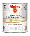 Alpina Weißlack für Möbel und Türen 750ml seidenmatt
