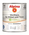 Alpina Weißlack für Möbel und Türen 750ml seidenmatt