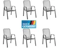 Streckmetall Gartenstuhl Stapelsessel 6 x Mec-Stor MFG Stapelstuhl stapelbar