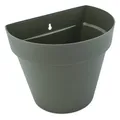 Wand Blumen Ampel 28x20 cm - 3 Farben - Garten Deko Hänge Pflanz Topf für Außen