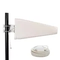 PremiumX LTE-Antenne Outdoor 3G 4G LTE Richtantenne 10m Kabel - Hotspot Mobilfunk Vodafone Telekom Modem Router WLAN