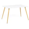 Skandinavischer Rechteckiger Esstisch Sara 6 Personen Weiß 120 Cm