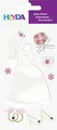 Heyda 203780637 Stick-On's Mix, Motiv: Hochzeitskleid