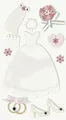 Sticker Mix Hochzeitskleid,