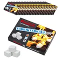 FLAMMBURO | Anzündwürfel Paraffin | 1152 Würfel in 24 Platten | Sauber portionierbar und geruchsarm | Für Grill, Kamin und Ofen
