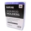 SLEEVEE® Semi Rigid Card Saver für TCG- und Sportsammelkarten Grading, Kartenhüllen optimal fürs Grading (50er Pack)