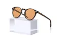 LuxusKollektion Retrosonnenbrille Sonnenbrille rund Damen A26 Schildpatt Orange Nicht Polarisiert Linse