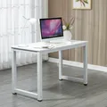 Computertisch Schreibtisch Bürotisch Arbeitstisch Desktop PC Tisch 120cm Weiß