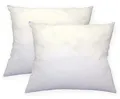 Haus und Deko 2er Pack Füllkissen 45x55 cm Innenkissen Polyester Sofakissen Kopfkissen Kissen Weiß