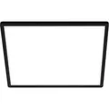 BRILONER SLIM LED Panel, Neutralweißes Licht, Backlighteffekt, Flaches Design, schwarz, 29,3 x 29,3 x 2,8 cm - Schwarz