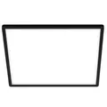 BRILONER - LED Deckenlampe mit indirektem Licht, flach, neutralweiße Lichtfarbe, Lampe, Deckenleuchte, Wohnzimmerlampe, LED Panel, Küchenlampe, Deckenbeleuchtung, 29,3x29,3x2,8 cm, Schwarz