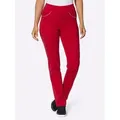 Witt Bequeme Jeans Stretch-Jeans rot|weiß 38