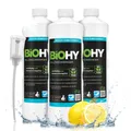 BiOHY Allzweckreiniger Konzentrat (3x1l Flasche) + Dosierer | Schonender Profi - Universalreiniger für Haushalt und Auto | vollständig biologisch abbaubar