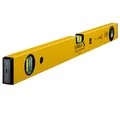 STABILA Wasserwaage Type 70 W, 60 cm, leichtes Alu-Profil, 1 Horizontal-Libelle, 1 Vertikal-Libelle, 1 drehbare Winkel-Libelle, Made in Germany