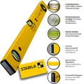 STABILA Wasserwaage Type 70 W, 60 cm, leichtes Alu-Profil (66,58 EUR/m)