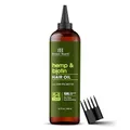 Botanic Hearth Hanf- und Biotin-Haaröl (6,7 fl oz) | Nährende und stärkende Haarbehandlung für dickeres, gesünder aussehendes Haar | Parabenfrei | Für alle Haartypen geeignet
