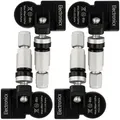 4x Reifendrucksensoren Rdks Sensoren Metallventil Silber Für Volkswagen Touareg 2007-2010