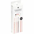 DIY Freundschaftsarmbänder Set, Fashion Colours, 10x8 m Stickgarn in 10...