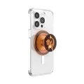 PopSockets Phone Grip for MagSafe with Kickstand, Magnetic Stand, Swappable Top, Secure Hold for iPhone MagSafe Cases, Phone & Tablet Grip - Charmander Flame