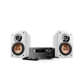Teufel Ultima 20 Kombo 2 - HiFi Stereo Kompaktanlage mit CD und Bluetooth, USB, DAB+ Digitalradio, FM Radio, Musikstreaming, Bassreflex (Weiß)