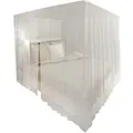 vidaXL Moskitonetz Bett Zwei Stück Quadratisches Set 3 Öffnungen 50264