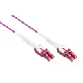 Patchkabel LWL Duplex OM4 (Multimode, 50/125) LC/LC, UNIBOOT, LSZH, austauschbare Polarität, 7,5m, Good Connections®