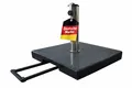 Gardissimo Schirmhalter 70 kg Granit Edelstahl Sonnenschirmständer Move schwarz, für Stöcke bis Ø 54 mm, Set, komplett-Set