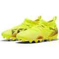 PUMA Kinder Future 8 Match FG/AG Fussballschuhe Sneaker gelb 37 EU