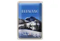 Roomando Metallschild Reise 12x18cm Berwang Österreich Schnee Skiurlaub