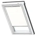 VELUX Sichtschutzrollo Uni Weiß 1028, Y85, GGU,Haltekrallen,Manuell,VELUX