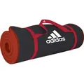 Adidas Trainingsmatte, 10 mm, Rot - Schwarz